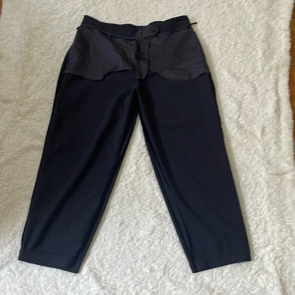 Prada Black Dress Pants Elegant Full-Length Design